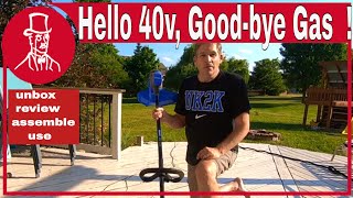 Battery Powered Weed Eater : Kobalt 40v Battery Operated Weed Wacker Review