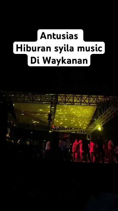 Suasana syila music di waykanan lampung