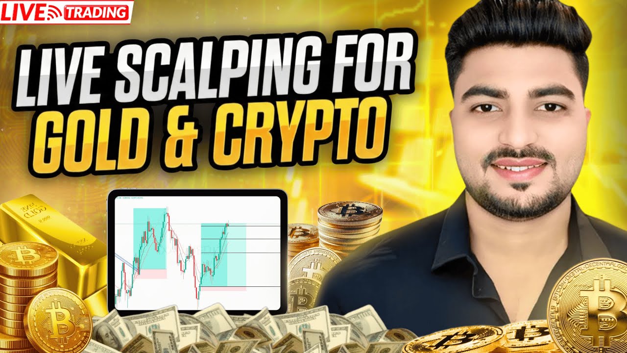Live Gold and Crypto Scalping Trading | 28th Jan 2026 | #cryptoscalping  #bitcoin #xauusdlive