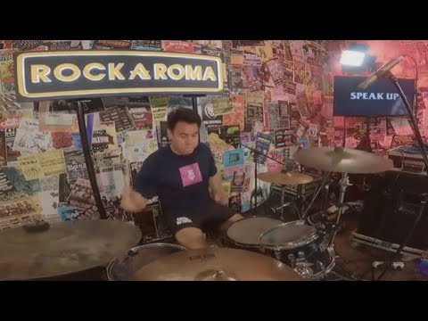 Speak Up - jangan pernah (live drumcam) at Rockaroma