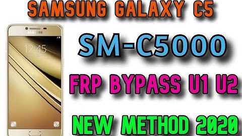 C5000 Frp Bypass | Samsung Galaxy C5 SM-C5000 Frp Remove New Security 2020 Android 8.0.0 Without Pc