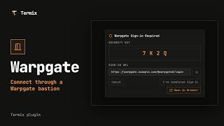 Warpgate | Termix plugin