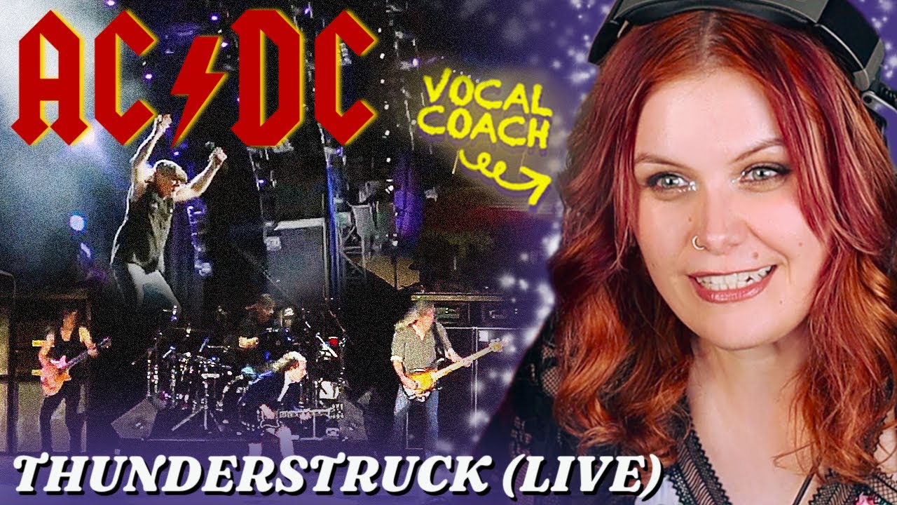Vocal Coach is THUNDERSTRUCK!! by AC/DC (first time reaction + analysis ...