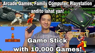 GAME STICK LITE 4K FROM SHOPEE REVIEW. SOBRANG SULIT WITH 10,000 GAMES PLUG AND PLAY!