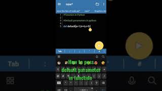 Celebrity How to pass default parameter in Function in Python | passing default parameter value in Function Profile