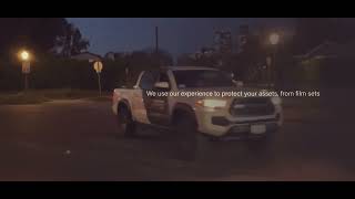 Film industry security guards in FOX and Disney Studios