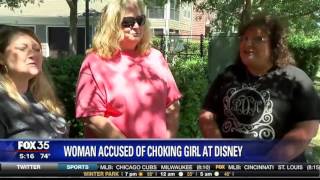 Woman Accused of Choking Girl at Disney