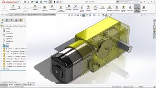 Design a Robot Gear Box Use Solidworks