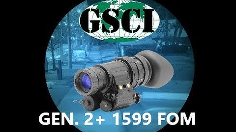 Night Vision GSCI PVS-14 (PVS14) Gen 2+ VIVID 1599 FOM White Phosphor REAL Military