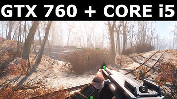Fallout 4 Gameplay - GTX 760 & Core i5 4670 - High Settings 1080P [FPS]