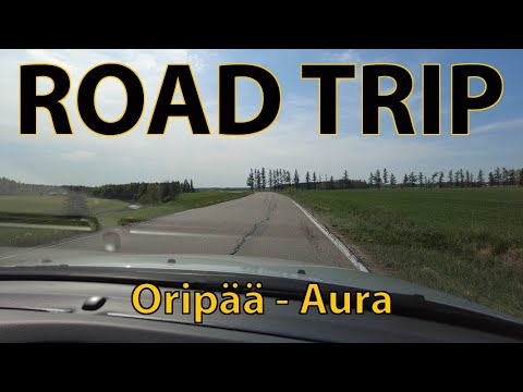 Roadscape's 4K recording is identified by its title as a road trip connecting Oripää, Aura and the Aurajoentie route. It offers a broader route perspective than a single attraction, useful when deciding how to link the village and nearby countryside. The title and publication metadata are clear, but this is not an official timetable or a current traffic report; check road and bus information separately before planning the trip.