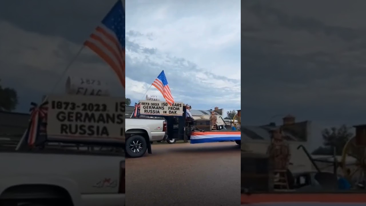 Germans from Russia 150th celebration float in the Menno,SD 4th of July Parade 2023