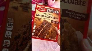 German Chocolate #cake mix #tastetest 🍰 #food #foodie #foodreview #eating #foodlover #foodies