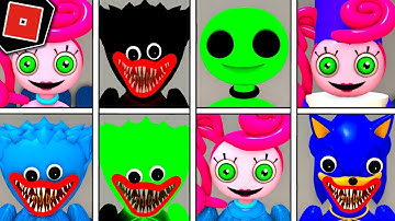 UNLOCKING ALL 5 NEW MORPHS in FIND THE POPPY PLAYTIME MORPHS - Roblox