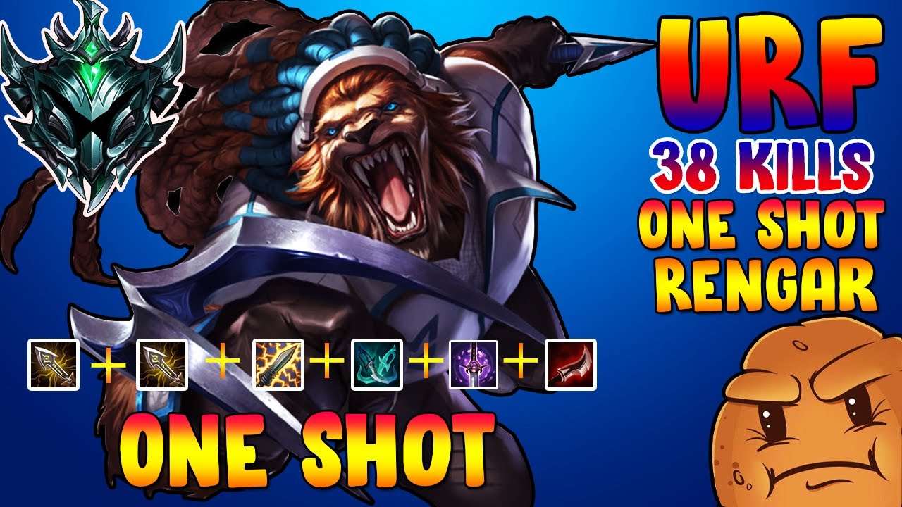 Core - Rengar URF Game play 38 Kills - TP