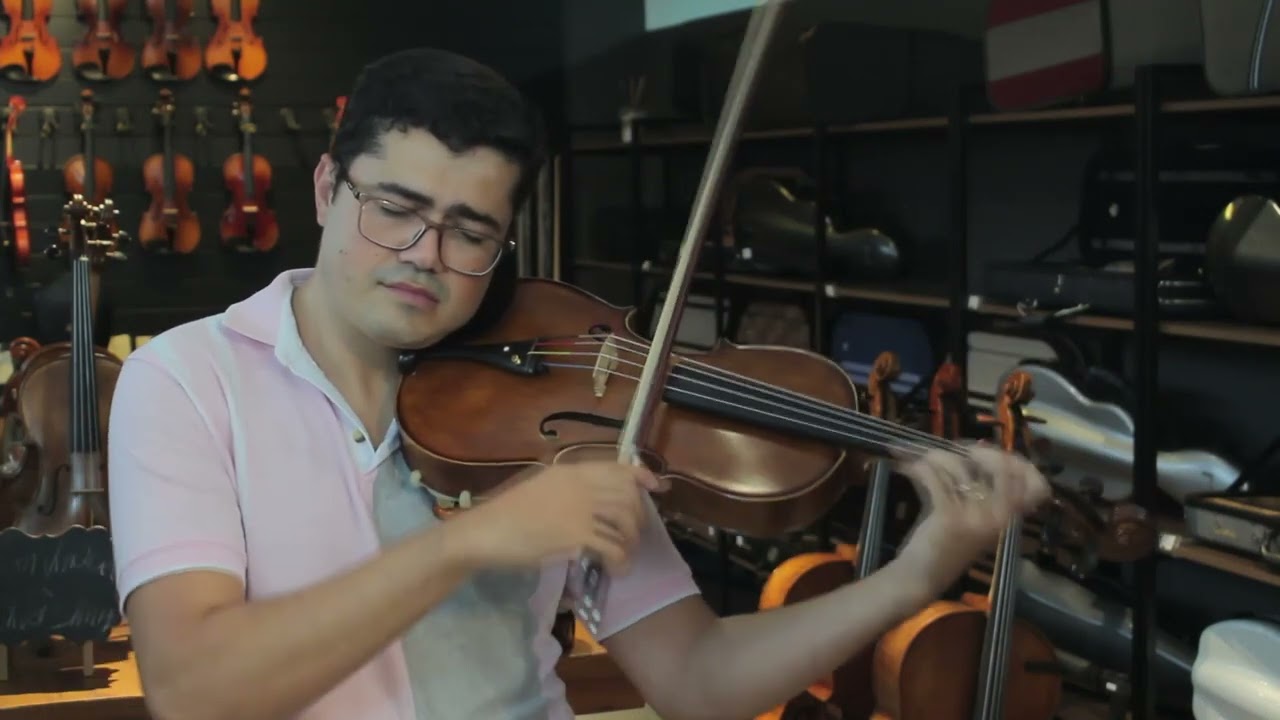 Viola de Arco Intermediária Orquezz 40 Strad