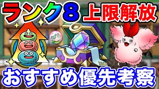 【ドラクエタクト】新環境ランク8上限解放‼S8おすすめ・優先度の考え方まとめ〔DQTACT・タクト〕