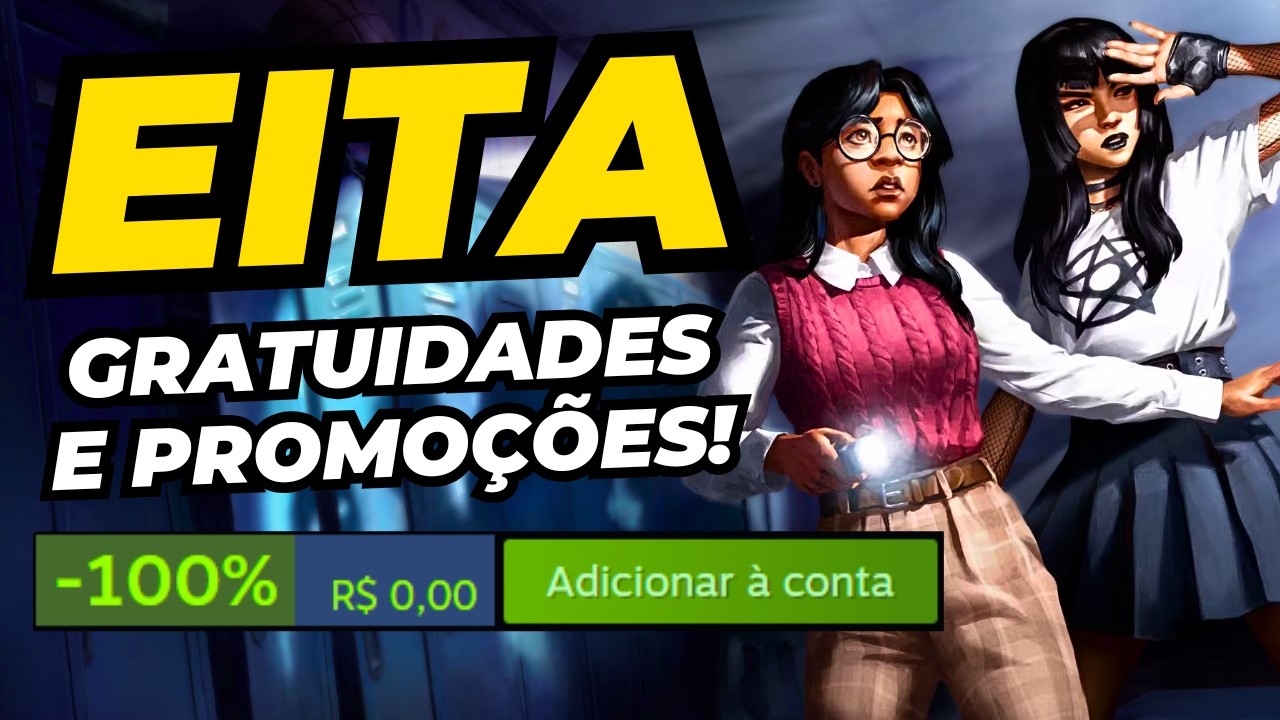 Novas promoções, jogos da BANDAI em oferta na Steam e jogos da Epic e Prime Gaming
