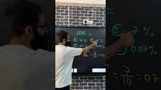 √49% is NOT 7% 🤯 Math Trick! #maths #percentage