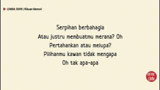 LOMBA SIHIR - Ribuan Memori (Karaoke)