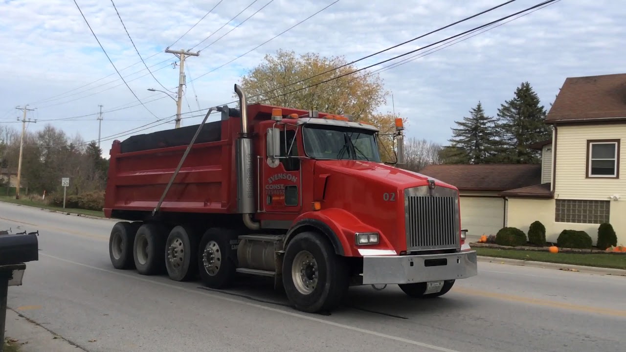 Kenworth Dump Truck Horns YouTube