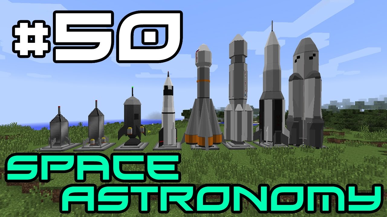 Minecraft Space Astronomy - Rocket Explosion! #50 - YouTube