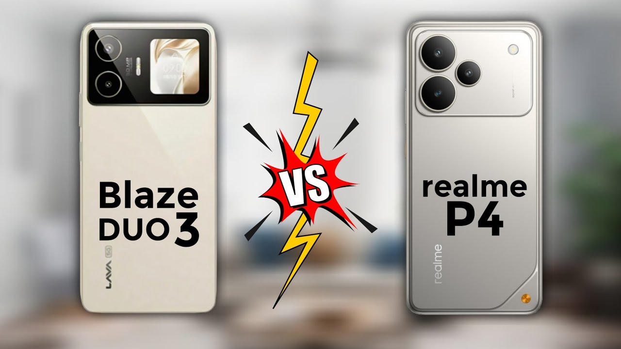 Lava Blaze Duo 3 5G Vs Realme P4 5G 🔥 || Full Comparison ||