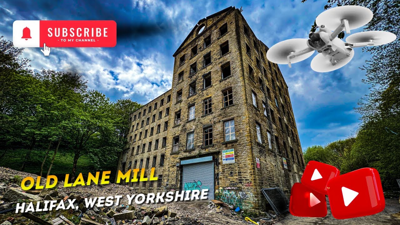 Old Lane Mill, Halifax, West Yorkshire: Stunning Drone Flyover