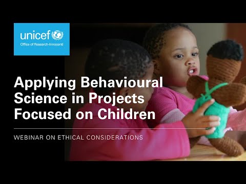 Webinar: Ethical considerations when applying behavioural science in projects with children