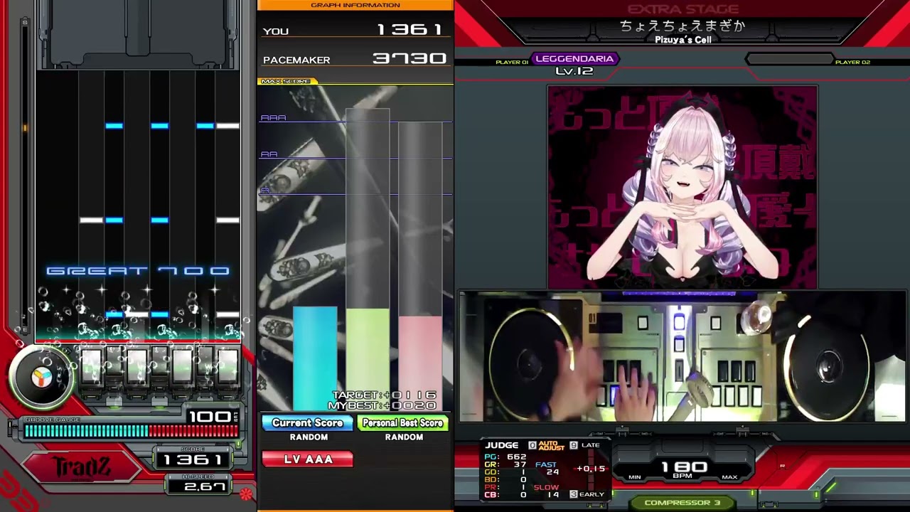 ちょえちょえ　胸ストーン青 beatmania IIDX】ちょえちょえまぎか / Pizuya's Cell - YouTube