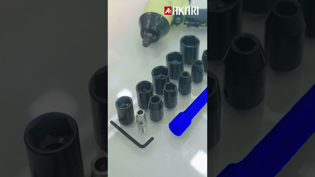 Ultimate Air Impact Wrench Kit for Workshops 🔧 Akari 17PCS | Industrial Steam irons | Pneumatics