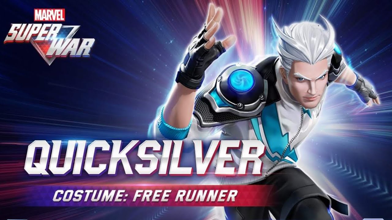 MARVEL Super War Quicksilver Free Runner NEW COSTUME