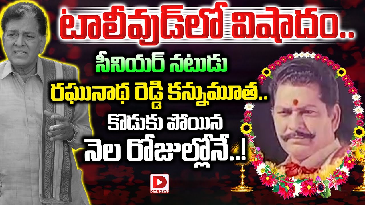 టాలీవుడ్‌లో విషాదం.. నటుడు రఘునాథ రెడ్డి కన్నుమూత | Tollywood Actor ...