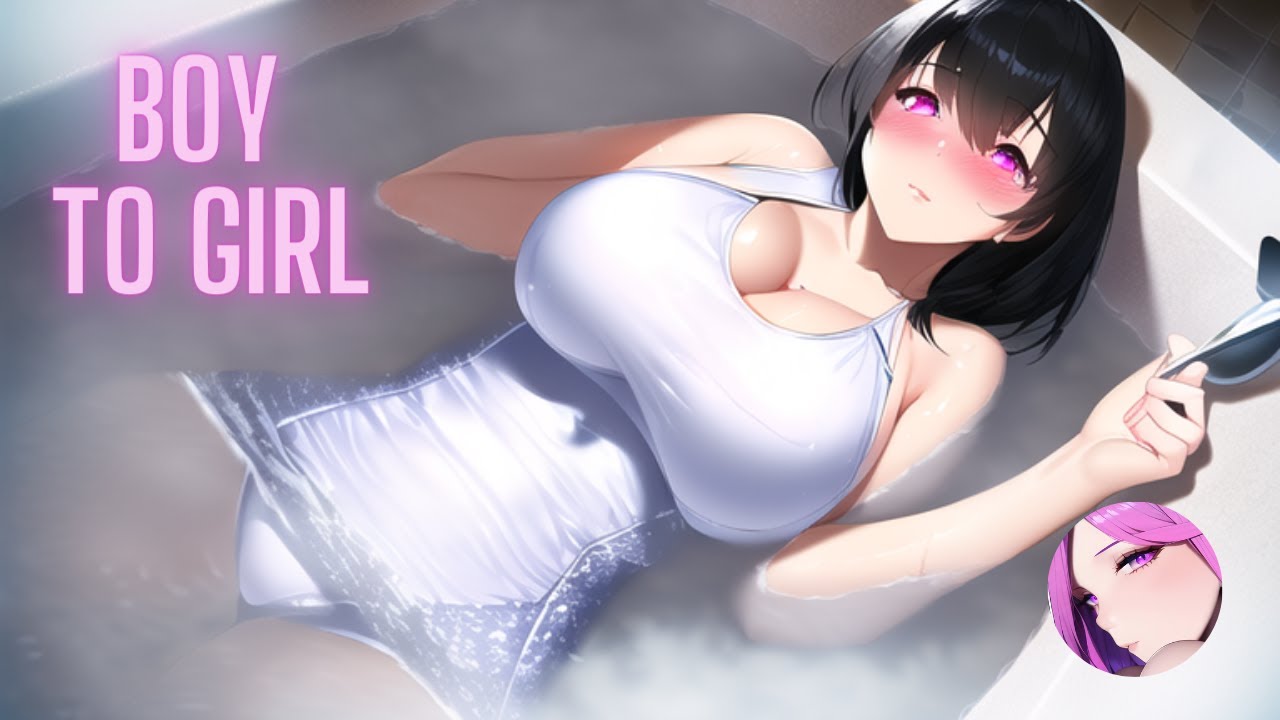 I went to SPA and got transformed into GIRL | TG TF Gender Bender Anime Gender Swap Transgender TF
