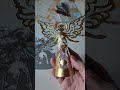 Angel Tealight #Christmas #craft #papercraft #junkjournal #art #gift #candle