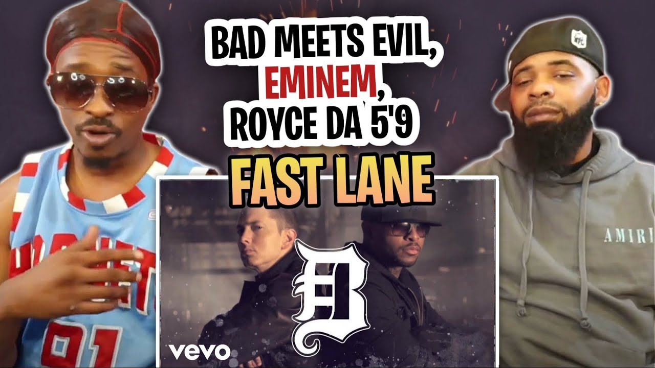 TRE-TV REACTS TO -  Bad Meets Evil - Fast Lane ft. Eminem, Royce Da 5'9