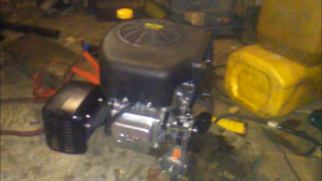 Champion g340vke работа мультитопливный карбюратор на газе - YouTube