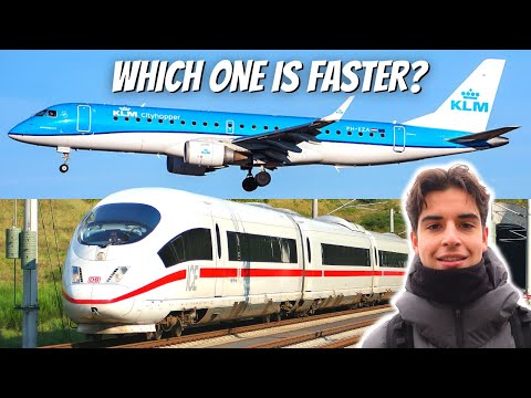 Plane Vs Train: Racing Between Amsterdam x Frankfurt!