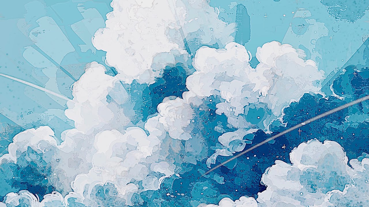 簡単 4分で分かる入道雲の描き方講座 Clip Studio Paint メイキング イラスト Youtube