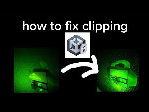 How to fix clipping in Unity 6 - YouTube