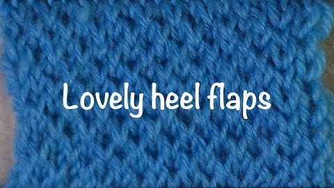 Eye of Partridge for Sock Heel Flaps // Technique Tuesday