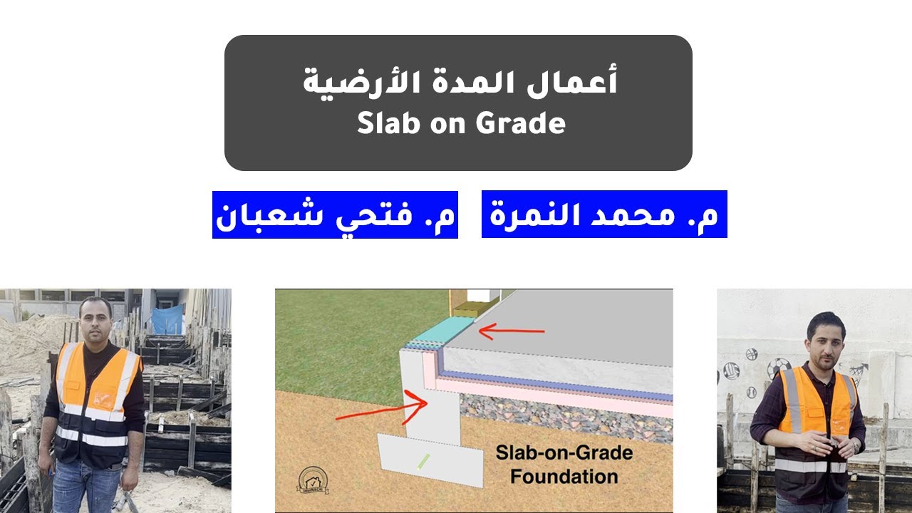 03 شرح أعمال بلاطة الأرضية Slab On Grade | تصميم وتنفيذ | م. فتحي شعبان ...
