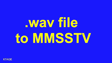 How to convert .wav file for MMSSTV