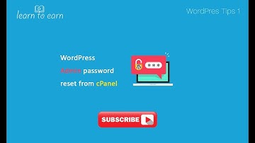 How to Quickly Reset WordPress Admin Password from cPanel