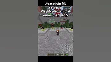 please join My server ip PlayMcplaczsmp.aternos.me:21615