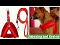 Unboxing Red Dog Harness and Heavy Weight Dog Chain | Dog belt | Adjustable Dog Belt Rs.350 | Part-0