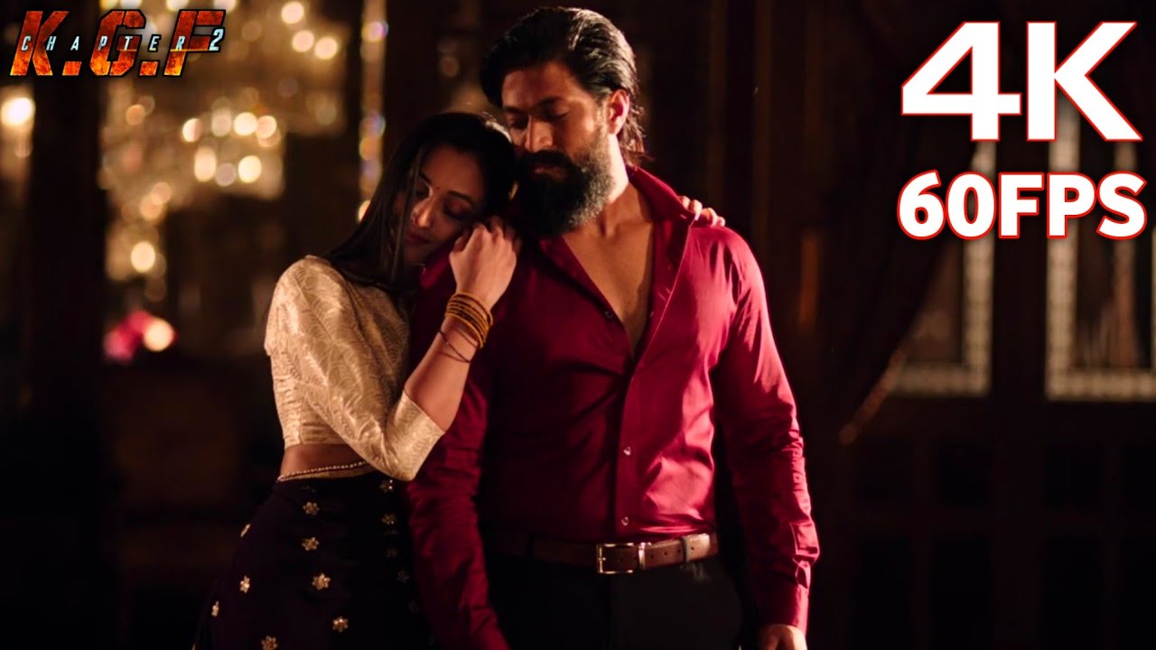 Mehabooba Video Song (4K 60FPS) | KGF Chapter 2 | Rocking Star Yash | Mehabooba | 4K HDR 60fps Songs