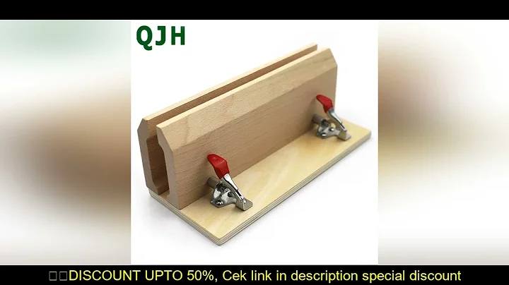 QJH DIY Leather Stitching Sewing Wood Clamp Horizontal Leather Retaining Clip Table Desktop Leather