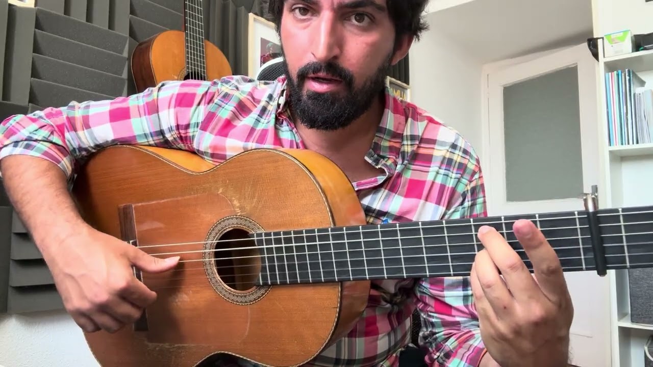 Flamenco Guitar Alzapua Exercise (Tangos Style for beginners)