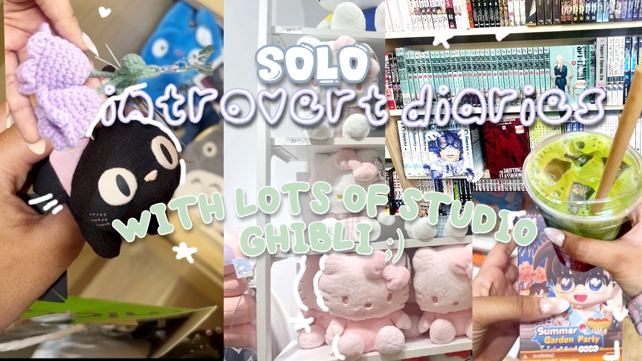 ⤷ ゛Introvert diaries 🍡  | Solo date, matcha, shopping, unboxing + more !! ˎˊ˗